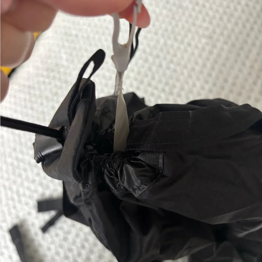 Black Drawstring Backpack - Picture 8 of 16